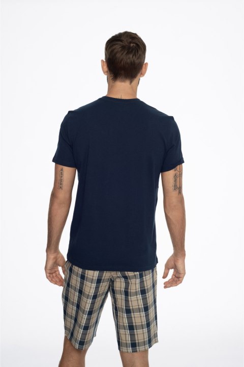 Piżama Ethos 41294-59X Granatowo-Beżowa Piżama Ethos 41294-59X Granatowo-Beżowa