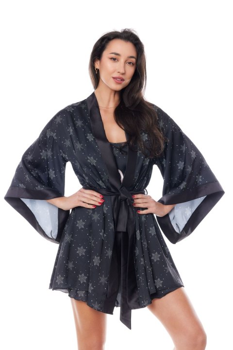 Peniuar Aster Robe Black Peniuar Aster Robe Black