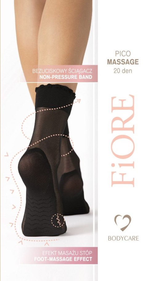 Skarpetki Pico Massage 20 Den Black Skarpetki Pico Massage 20 Den Black