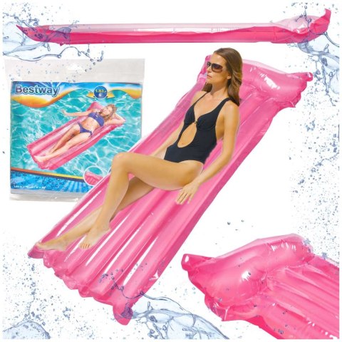 Materac dmuchany plażowy BESTWAY 44013 różowy