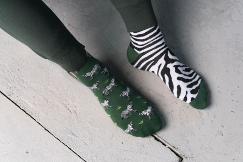 Skarpety Zebra 079-A059 Zielone Skarpety Zebra 079-A059 Zielone