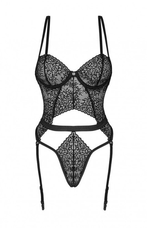 Body Yaskana teddy Czarny Body Yaskana teddy Czarny