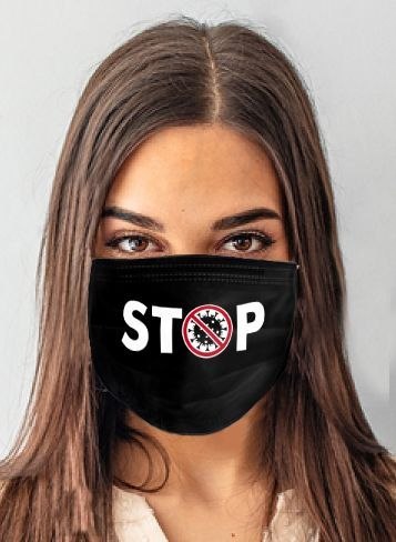 Maska ANS-S 115 Stop Black Maska ANS-S 115 Stop Black