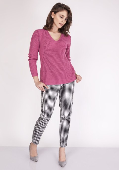 Sweter Victoria SWE 123 Różowy Sweter Victoria SWE 123 Różowy