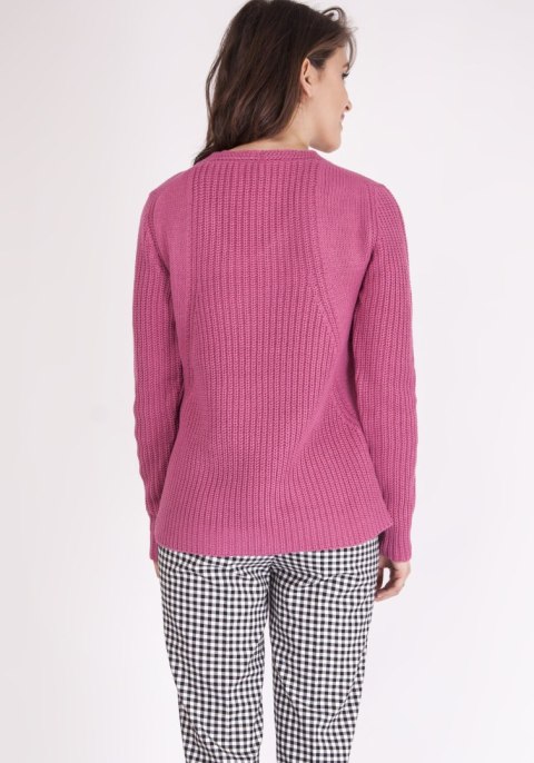 Sweter Victoria SWE 123 Różowy Sweter Victoria SWE 123 Różowy