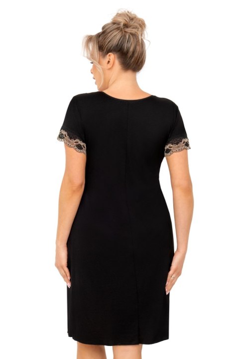 Koszula nocna Hana Plus Black Koszula nocna Hana Plus Black