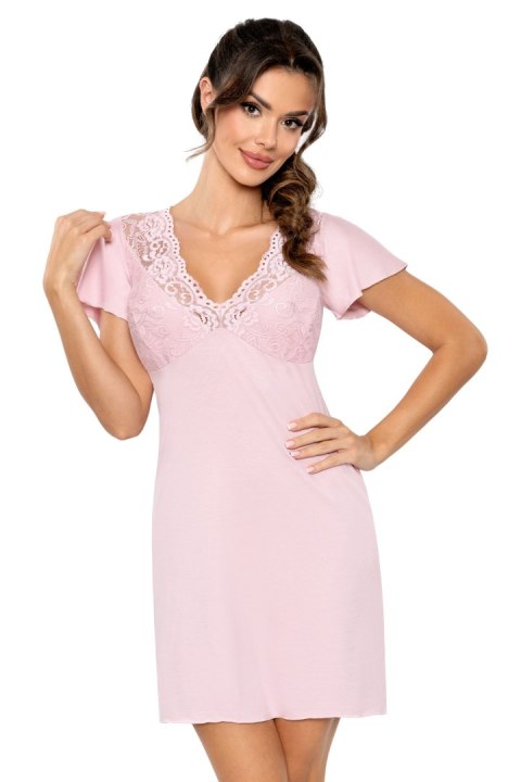Koszula nocna Luiza Powder Pink Koszula nocna Luiza Powder Pink