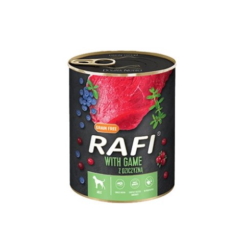 Rafi z dziczyzną, borówką i żurawiną 800 g Rafi z dziczyzną, borówką i żurawiną 800 g