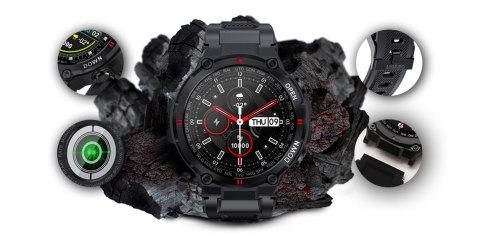 Smartwatch GIEWONT Focus SmartCall GW430-1 - Carbon