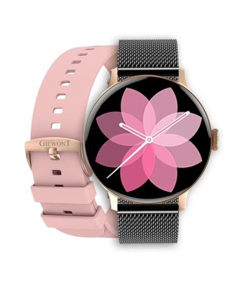 Smartwatch GIEWONT Supernova SmartCall GW330-4 Black Shine/Powder Pink