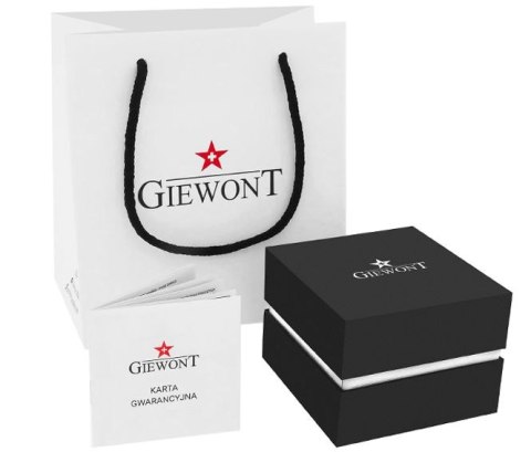 Zegarek Męski GIEWONT PrimeChrono GW8620-1 Chronograf Silver/Black