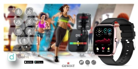 Smartwatch GIEWONT Dynamic SmartCall GW230-3 - Rose Gold/Black Effect
