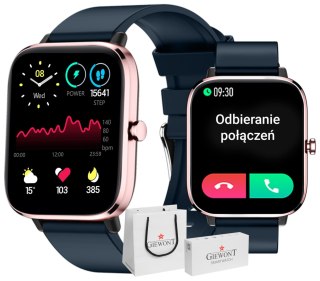 Smartwatch GIEWONT Dynamic SmartCall GW230-5 - RoseGold/Deep Ocean