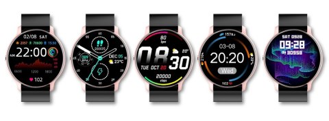 Smartwatch GIEWONT Sport Around GW120-3 - Rose Gold/Black Effect