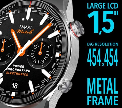 Smartwatch Rubicon RNCE99 Black Metal + Silicon SMARUB194 Smartwatch Rubicon RNCE99 Black Metal + Silicon SMARUB194