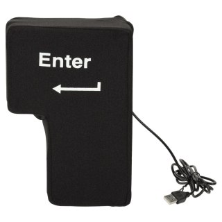 Klawisz ENTER duża antystresowa poduszka USB