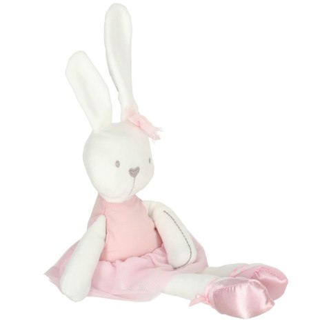 Maskotka pluszowa pluszak przytulanka królik zajączek w różowej sukience 42cm Maskotka pluszowa pluszak przytulanka królik zajączek w różowej sukience 42cm