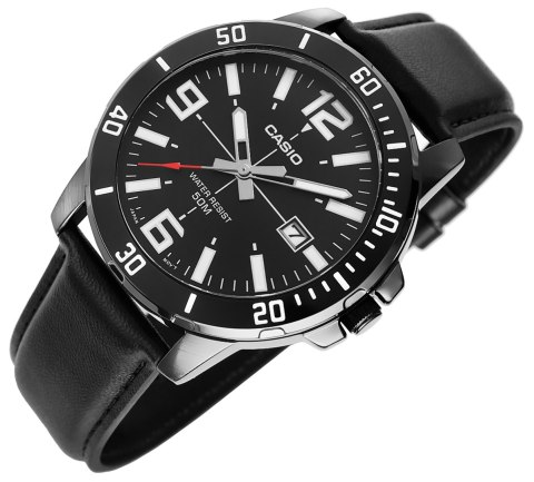 Zegarek Męski CASIO MTP-VD01BL-1BVUDF + BOX