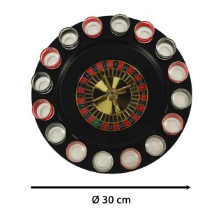 Imprezowa ruletka alkoholowa gra zestaw + kieliszki 16 szt.