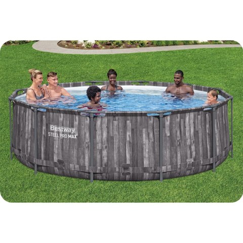 Basen ogrodowy stelażowy 366 x 100 cm 10w1 Bestway 5614X