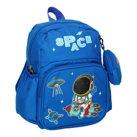 Plecak dla przedszkolaka szkolny dziecięcy astronauta 30x14x23cm