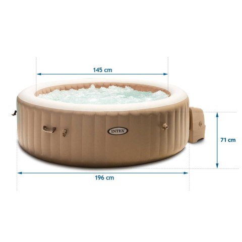 Dmuchane SPA z hydromasażem 4 osobowe zestaw INTEX 28426