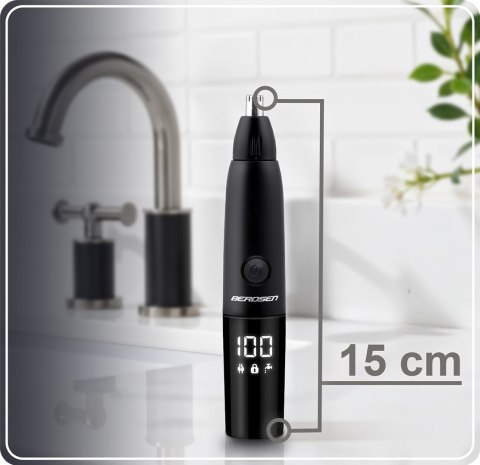 Trymer do nosa i uszu Berdsen BD-269 czarna Trymer do nosa i uszu Berdsen BD-269 czarna