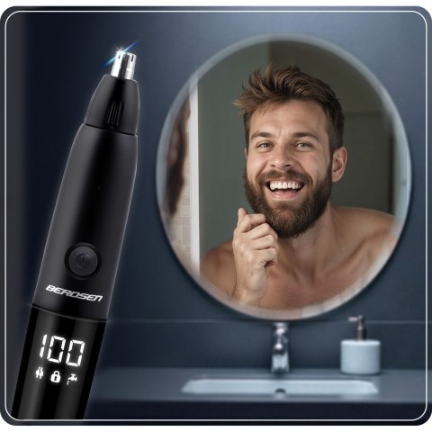 Trymer do nosa i uszu Berdsen BD-269 czarna Trymer do nosa i uszu Berdsen BD-269 czarna