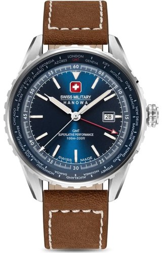 Zegarek Męski SWISS MILITARY HANOWA Afterburn GMT SMWGB0003202 + BOX Swiss Military Hanowa