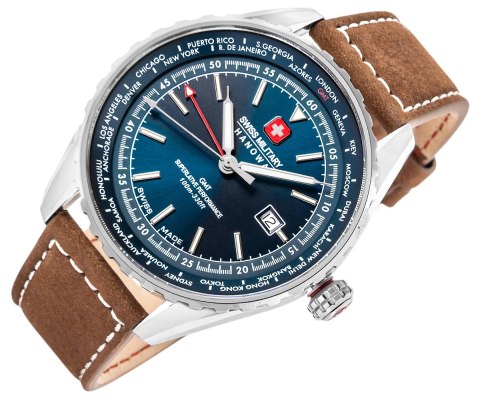 Zegarek Męski SWISS MILITARY HANOWA Afterburn GMT SMWGB0003202 + BOX Swiss Military Hanowa