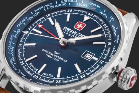 Zegarek Męski SWISS MILITARY HANOWA Afterburn GMT SMWGB0003202 + BOX Swiss Military Hanowa