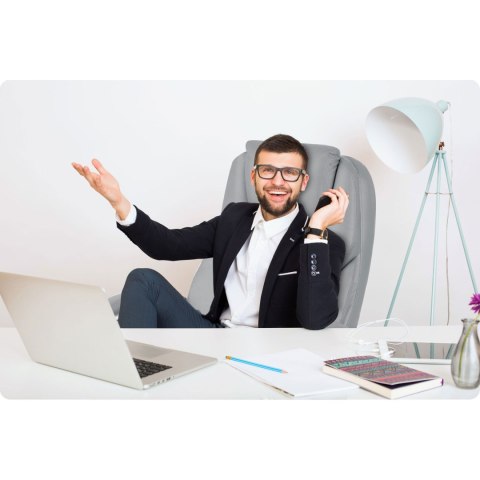Fotel biurowy Sofotel Batory - jasno szary Fotel biurowy Sofotel Batory - jasno szary