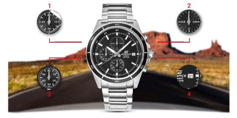 Zegarek Męski CASIO EDIFICE EFR-526D-1AVUEF + B0X CASIO