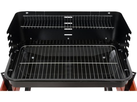 GRILL WĘGLOWY Z PÓŁKAMI, RUSZT 53X33CM LUND GRILL WĘGLOWY Z PÓŁKAMI, RUSZT 53X33CM LUND