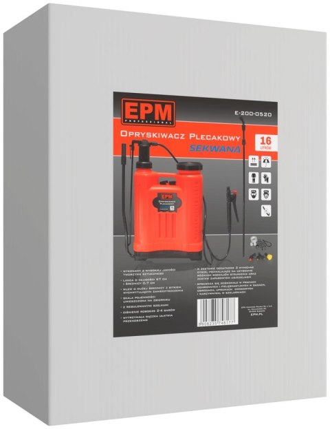 OPRYSKIWACZ PLECAKOWY SEKWANA 20L EPM OPRYSKIWACZ PLECAKOWY SEKWANA 20L EPM
