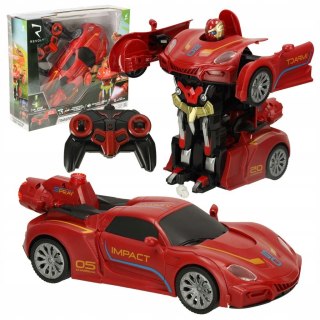 Robot zdalnie sterowany RC REVOLT Auto Sportowe 2w1 Przekształca się w Robo
