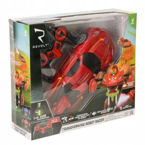 Robot zdalnie sterowany RC REVOLT Auto Sportowe 2w1 Przekształca się w Robo