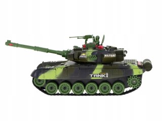 Czołg zdalnie sterowany na pilota RC War Tank 9993 2.4 GHz kamuflaż leśny K