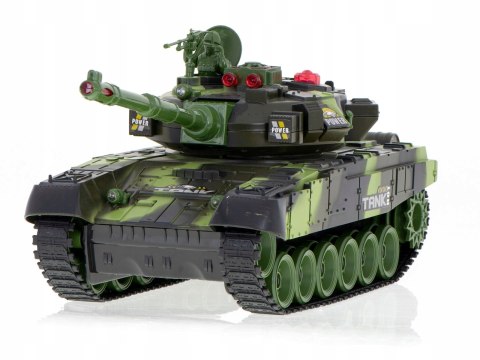 Czołg zdalnie sterowany na pilota RC War Tank 9993 2.4 GHz kamuflaż leśny K