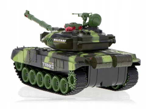 Czołg zdalnie sterowany na pilota RC War Tank 9993 2.4 GHz kamuflaż leśny K