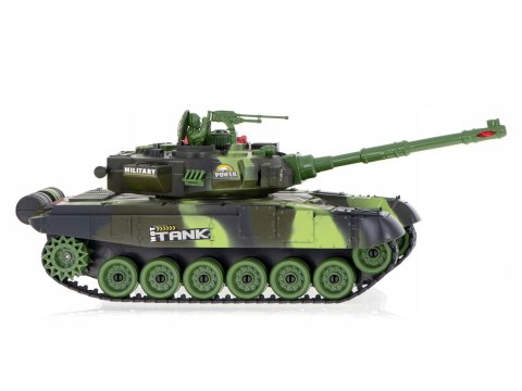 Czołg zdalnie sterowany na pilota RC War Tank 9993 2.4 GHz kamuflaż leśny K