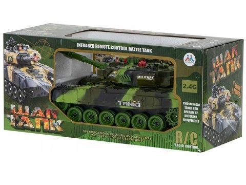 Czołg zdalnie sterowany na pilota RC War Tank 9993 2.4 GHz kamuflaż leśny K