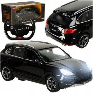 Samochód zdalnie sterowany Rastar 42900 Porsche Cayenne Turbo 1:14 czarny K