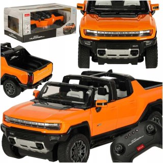 Samochód zdalnie sterowany Rastar 93000 Hummer EV 1:16 pomarańczowy Kik Sp.