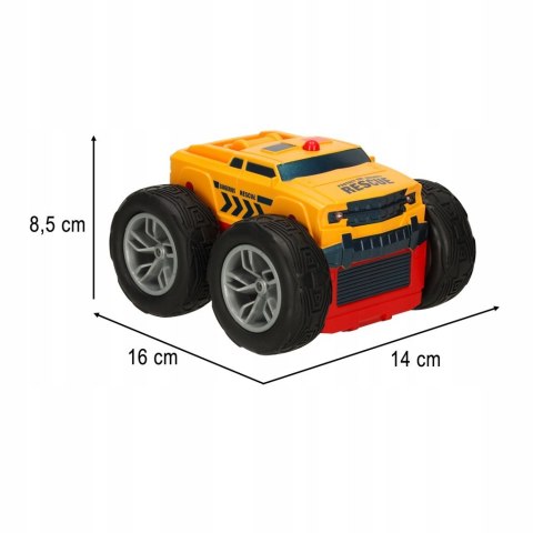 Samochód auto na pilota Revolt 2 Sided Rescue Racer mega transformacja obró