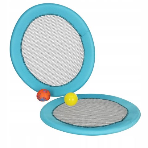 Paletki do gry rakiety z siateczki zestaw 2 piłki i paletki 44cm Kik Sp. z