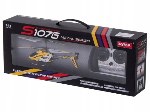 Helikopter zdalnie sterowany na pilota RC SYMA S107G żółty Kik Sp. z o. o.