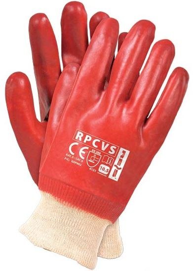 RĘKAWICE OCHRONNE OBLEWANE PCV RPCVS, HUGO, GR103, POLYRED UN RĘKAWICE OCHRONNE OBLEWANE PCV RPCVS, HUGO, GR103, POLYRED UN