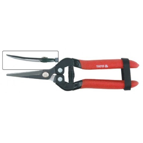 SEKATOR DO OBCINANIA ZAWIĄZKÓW WYGIĘTY 185MM YATO SEKATOR DO OBCINANIA ZAWIĄZKÓW WYGIĘTY 185MM YATO