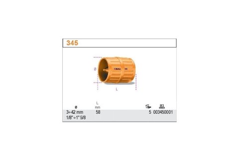 GRATOWNIK DO RUR FI 1/8-1''5/8 BETA GRATOWNIK DO RUR FI 1/8-1''5/8 BETA